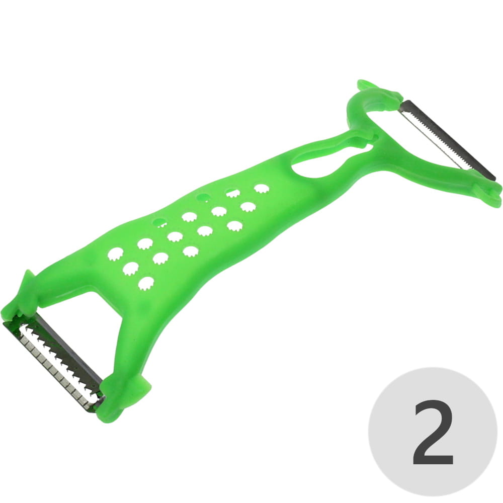 Peeler, scraper, scraper, double-sided vegetable and fruit peeler