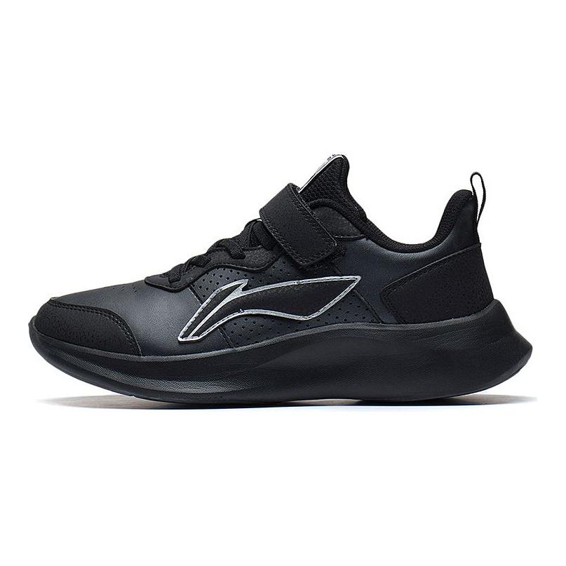 Li Ning Kids Sports Lifestyle Series Удобная легкая повседневная обувь Детская повседневная обувь черного цвета YKCS178-5