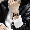 New Simple Casual Women's Watch Fashionable Silicone Band Light Luxury Niche Square Quartz Watch