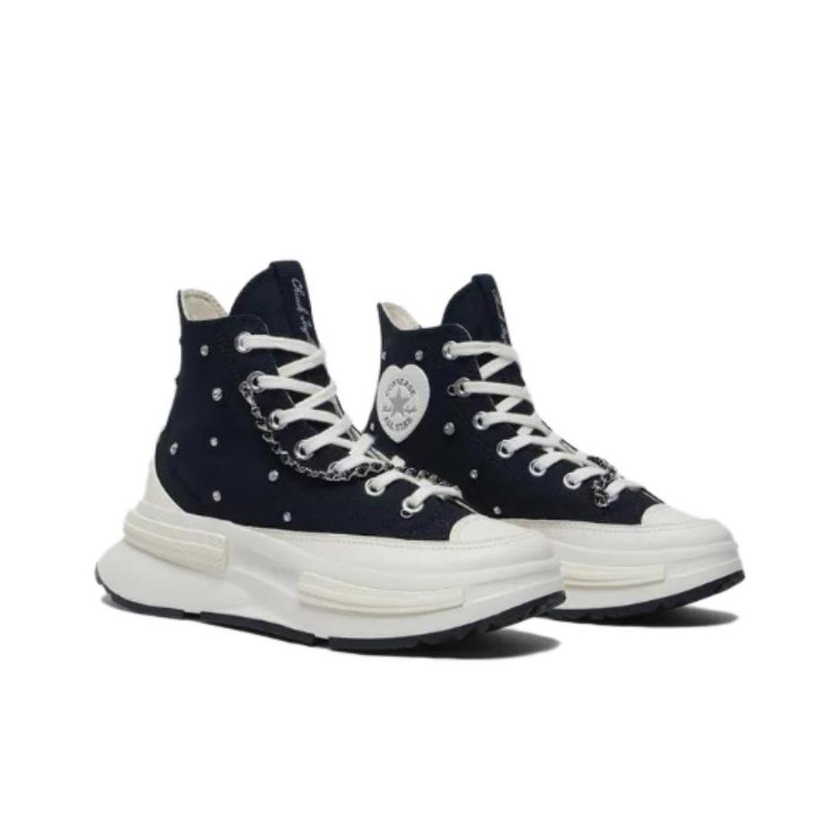 Converse Run Star Legacy CX Удобная амортизация Высокие парусиновые кеды Унисекс Кроссовки Черный A10302C