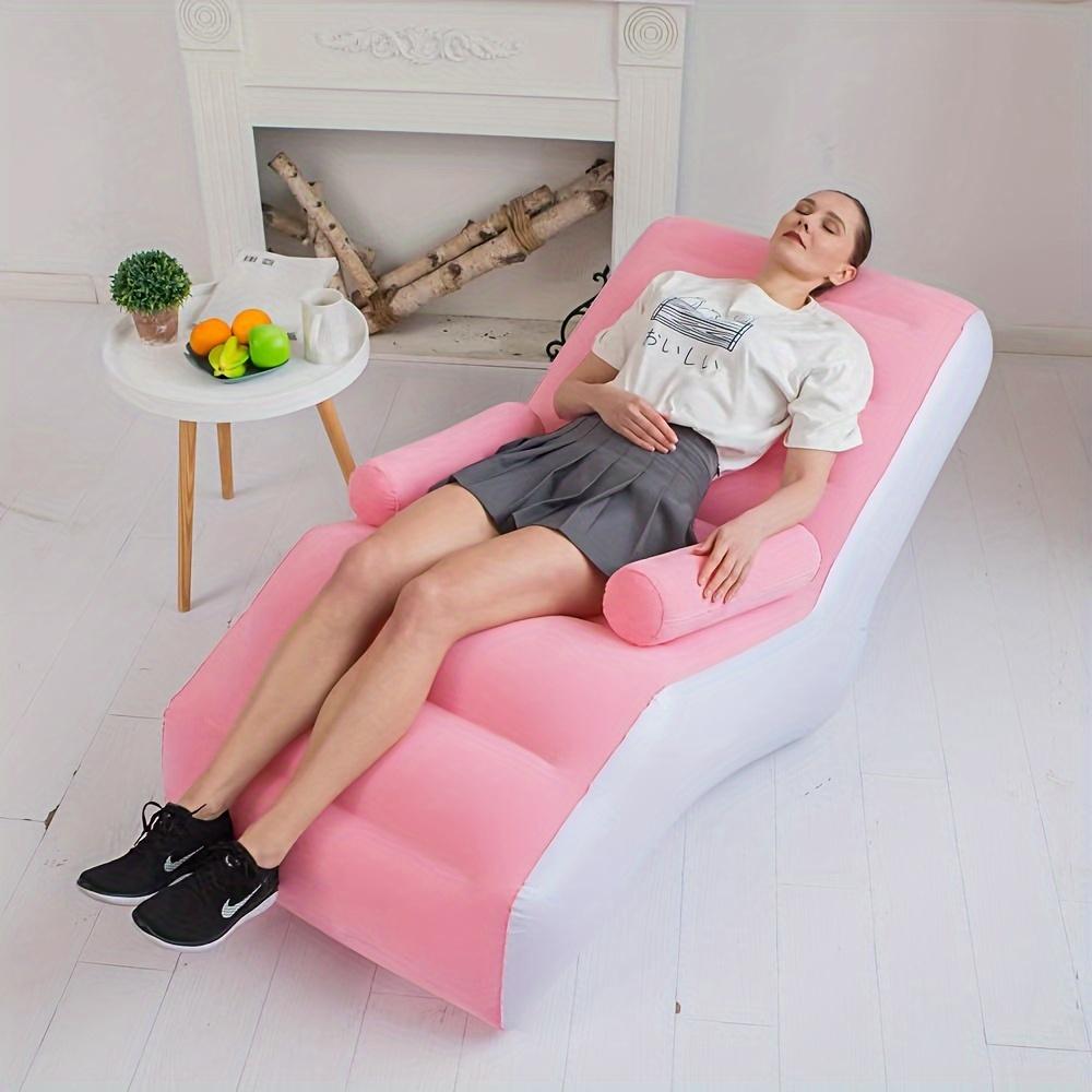 1 шт. S-образный надувной диван для ленивого песка в поисках искусственного человека, инженерная кровать для отдыха, портативный шезлонг