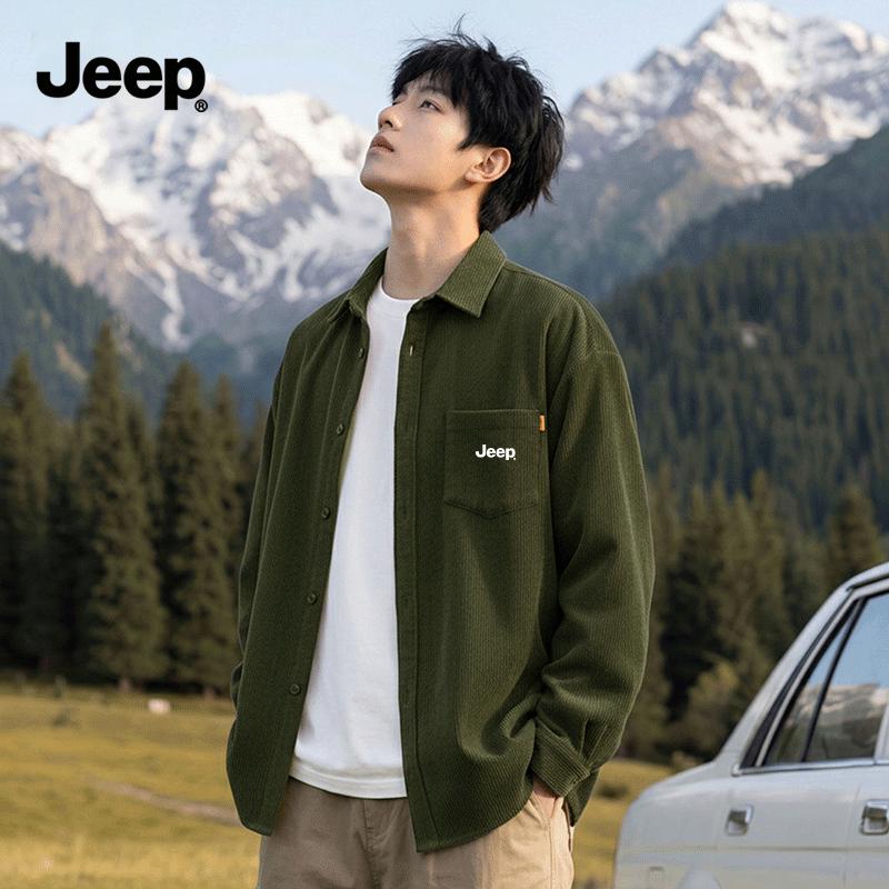Jeep Мужская рубашка-куртка в американском ретро-стиле
