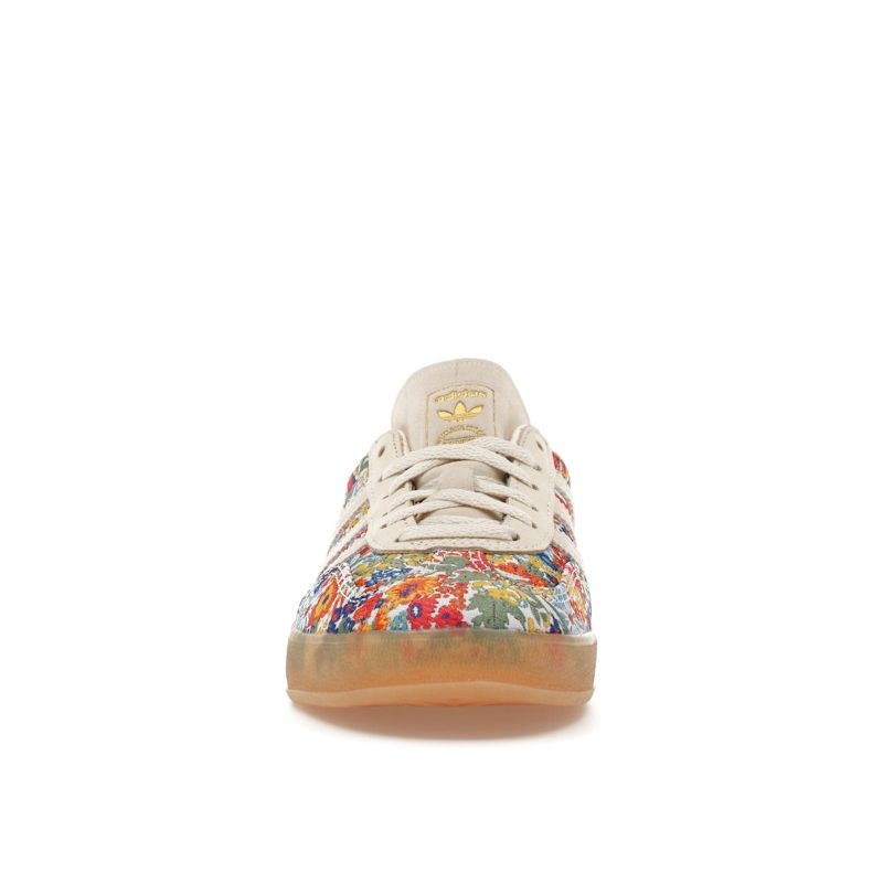 Liberty London X Adidas Gazelle Indoor Floral Embroidery Women Sneakers Cream Off-White Gum JP5309