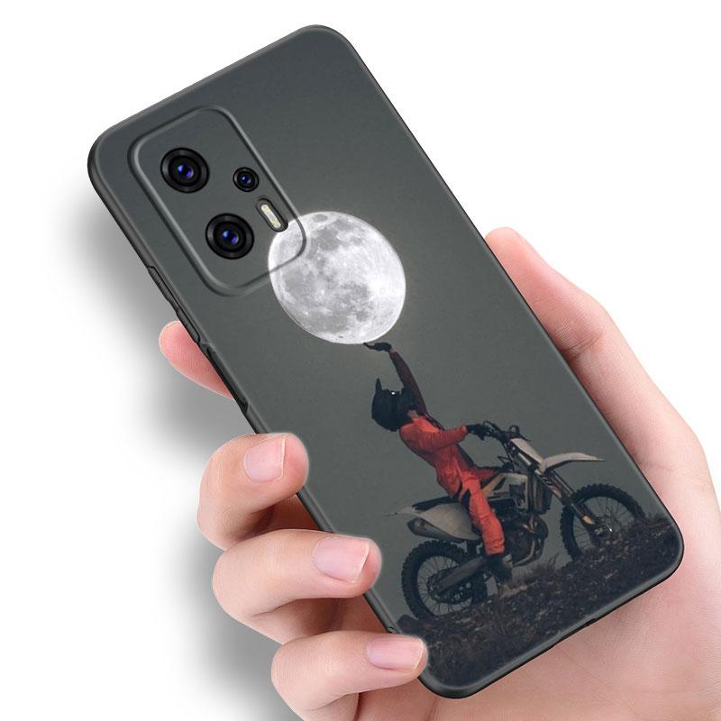Чехол для телефона Moto Cross Motorcycle Sports для Xiaomi POCO F2 F3 M2 M3 M4 X3 X4 Pro NFC F4 GT 5G F1 X2 C3 C31 C40 M5S черный чехол