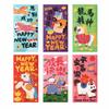 6Pcs/Set Traditional Chinese New Year Red Envelope Paper Lucky Money Bag  Spring Festival