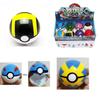 Pocket Monster Ball Toy 7cm Diameter Abs Material Set Of 8 Pokemon Figures