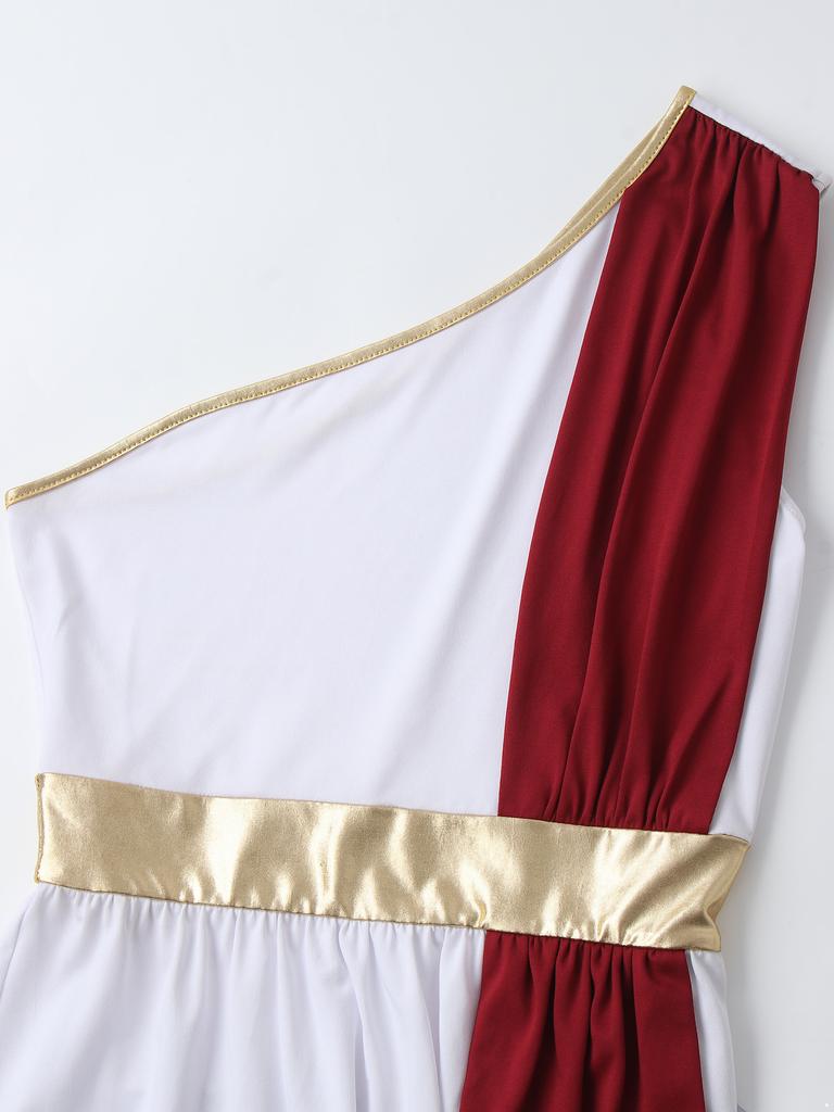 Женский древнеримский костюм тога, комплект греческих нарядов, наряд для ролевых игр на Хэллоуин