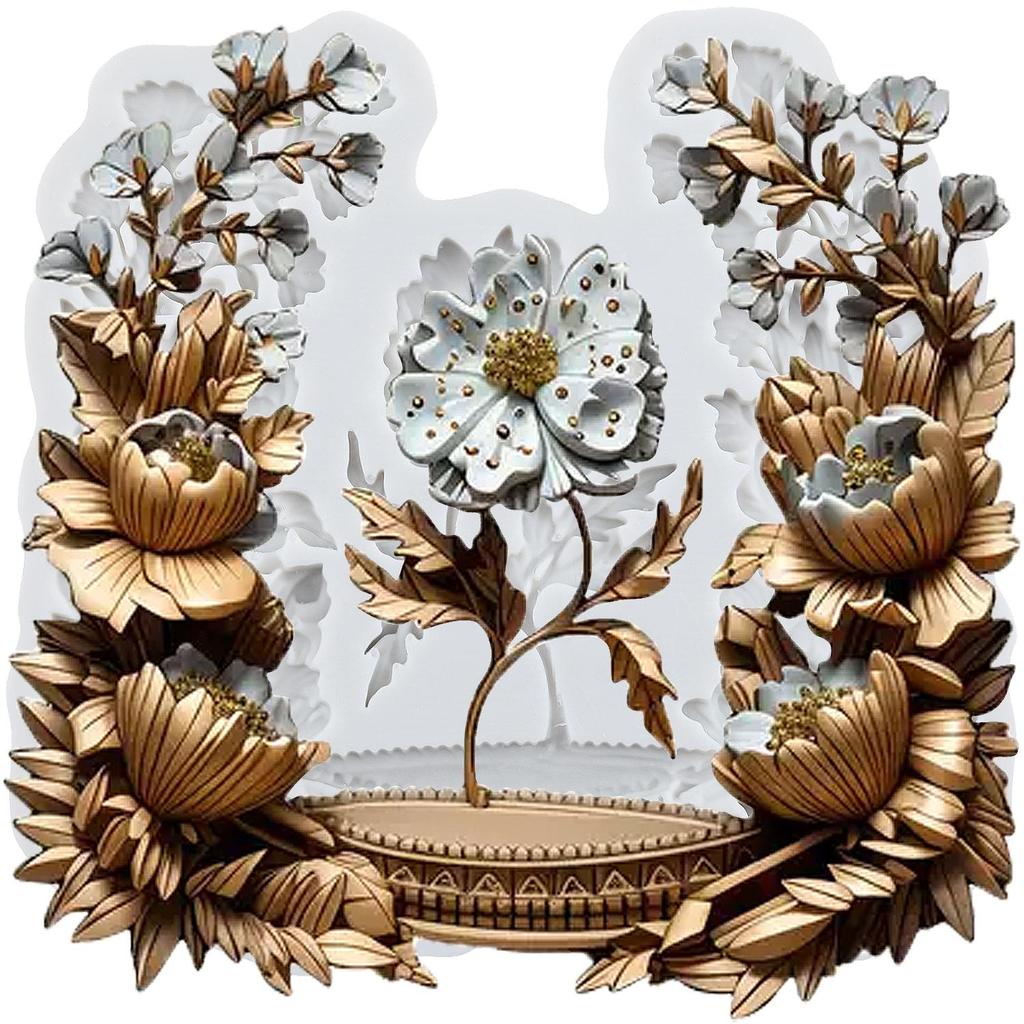 Птица Подсолнух Силиконовая Форма Лист Ваза для цветов Улитка Формы для мастики Инструменты для украшения торта Топпер для кекса Конфета Смола Глина Шоколад Форма для гампасты