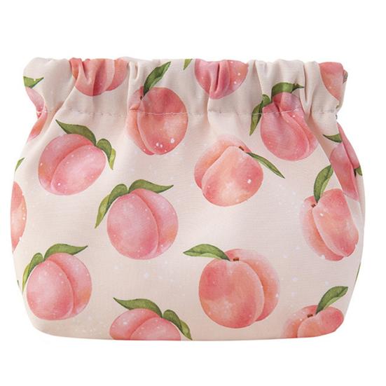 Lipstick Bag Waterproof Floral Print Metal Spring Opening Portable Lightweight Commute Travel Makeup Bag Earphone Key Stoarge Pouch Cosmetic Bag