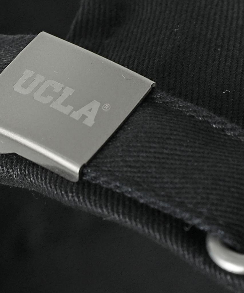 Унисекс Бейсболка с логотипом UCLA в стиле каллиграфии [Черный] (Ucraca2)