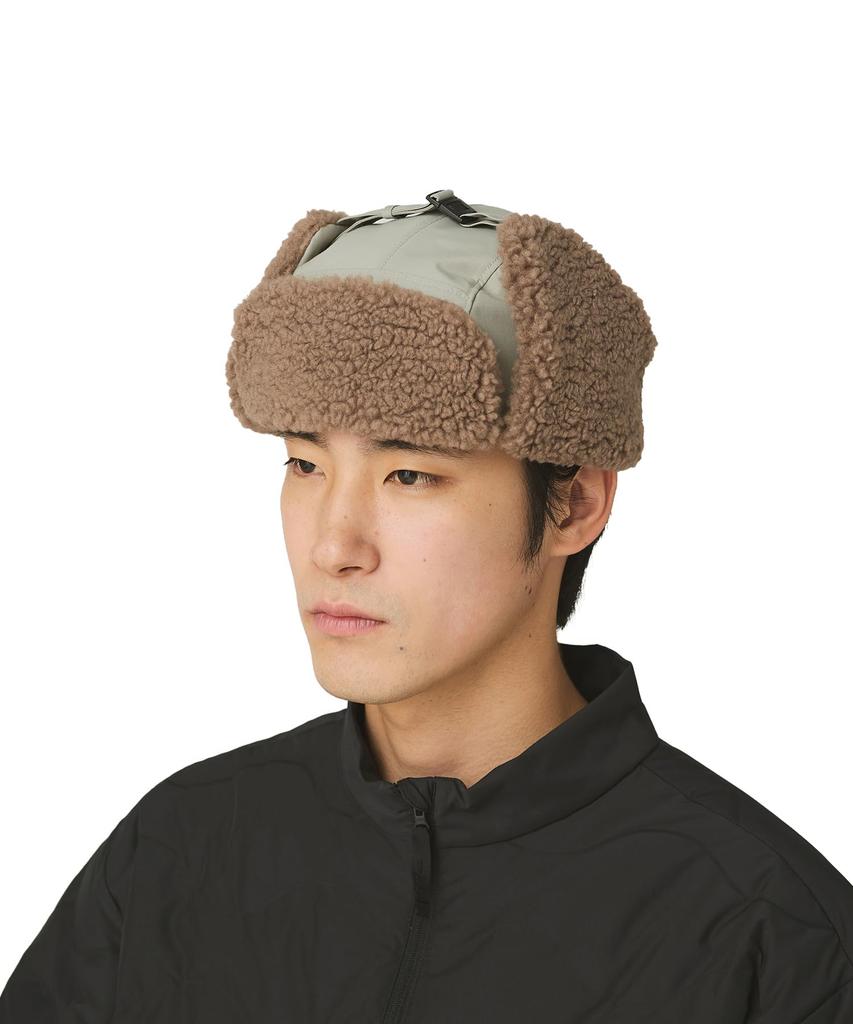 Snow Peak FR Flight Cap Flight Pilot Trapper and GREIGE 2 AC-25AU008 Cap, Headwear, Men's Women's,