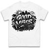 Футболка с надписью Good Vibes Мужская Женская Унисекс Топы Футболки