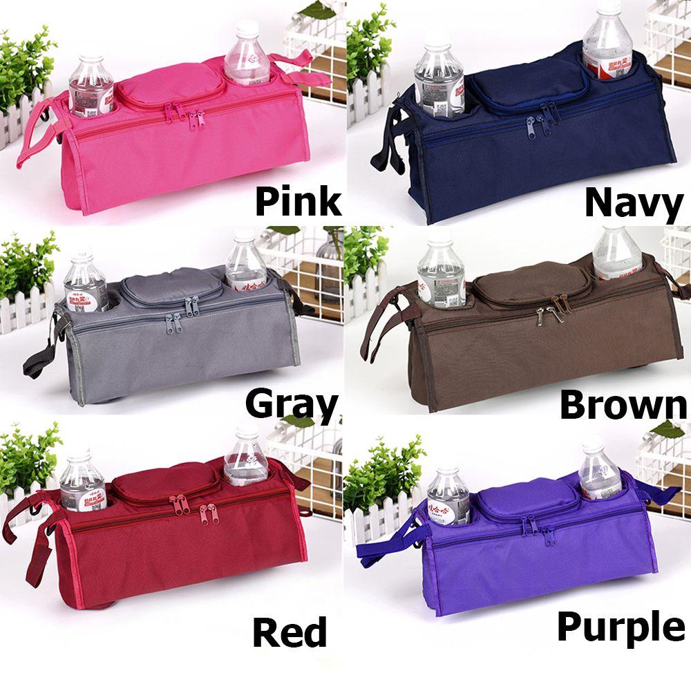 Wheelchair Baby Pram Bottle Cup Holder Baby Stroller Organizer Infant Nappy Bags Carriage Bag