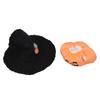 Cute Halloween Outfit Set For 15-17cm Dolls Black Witch Hat Pumpkin Top Wizard Hat And Pumpkin Top Perfect for Collector