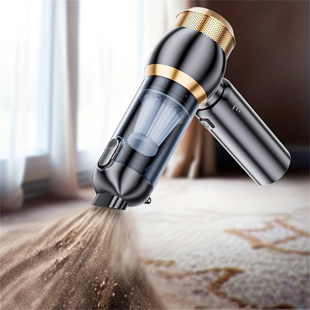 Автомобильный пылесос 15000Па Портативный беспроводной ручной пылесос и пылесборник с 2 фильтрами для автомобиля, дивана, , домашнего питомца, дома