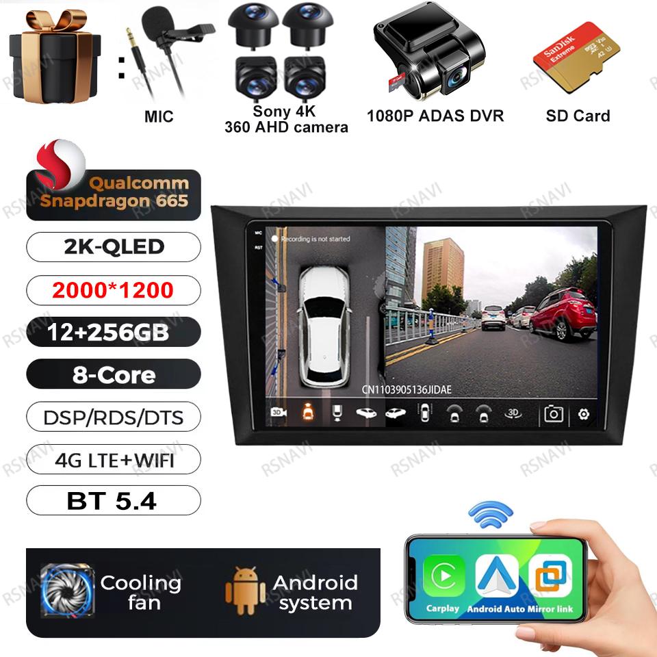 Android 16 Car Radio For Volkswagen VW Golf 6 MK6 GTI 2008 - 2016 Multimedia Video Player Head Unit GPS Stereo Autoradio 5G WIFI