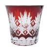 Kiriko Kiriko Kiriko Glass Rocks Glass Kirari (Red)