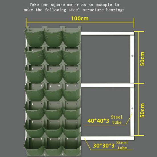 Настенный цветочный горшок с несколькими отверстиями, контейнер для сада, бонсай, суккуленты, плантатор