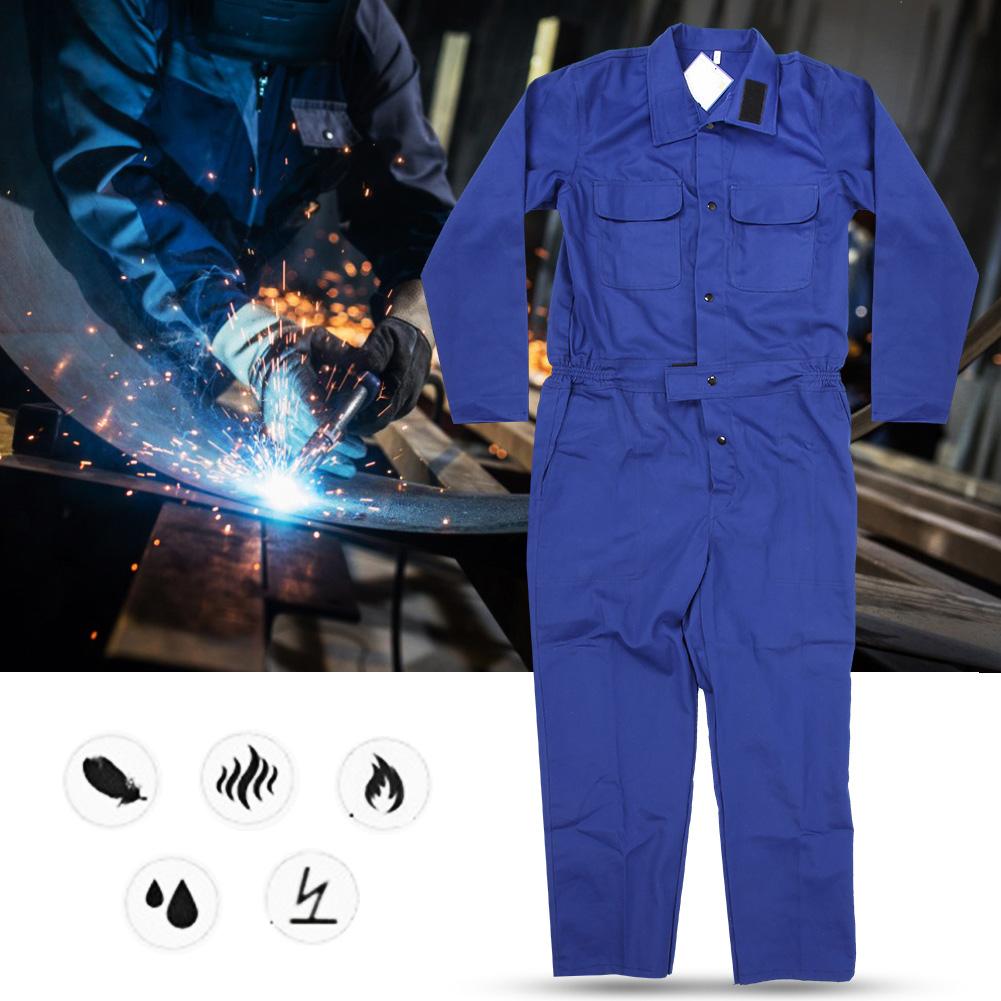 Fireproof Retardant Welding Protective Clothing One Piece Suit Safety Welder Work Protection