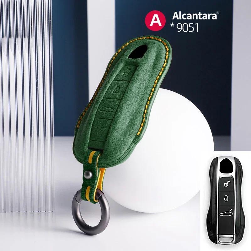 AABKR1 Car Key Bag Case Cover For Porsche Panamera Spyder Carrera Macan Cayman Cayenne 911 970 981 991 Car Key Cover Accessories