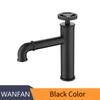 Basin Faucets Retro Industrial Style Matte Black  Brass Crane Bathroom Faucets Hot and Cold Water Mixer Tap Torneira WF-20A01