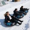 Inflatable Snow Tubes for Sledding Winter Sports Sled with Handles Fast Inflation Deflation Kids Adults Mountain Resort Holiday