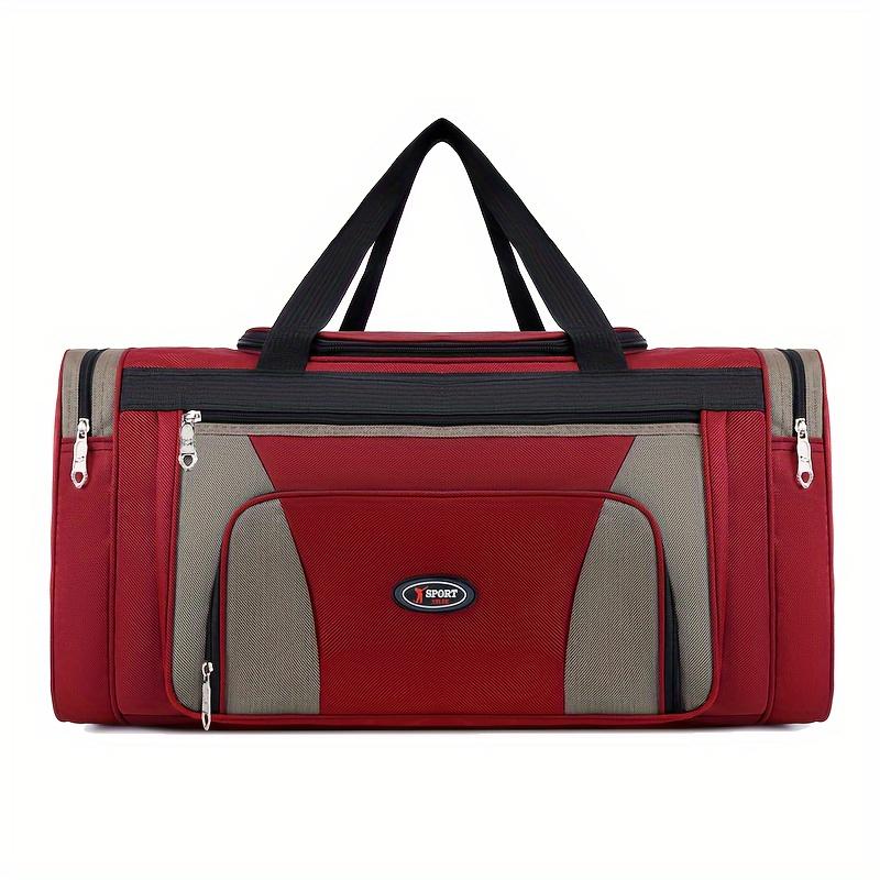 1 шт. Простая модная дорожная сумка, большая вместительная сумка через плечо с регулируемым ремнем, многофункциональная дорожная сумка