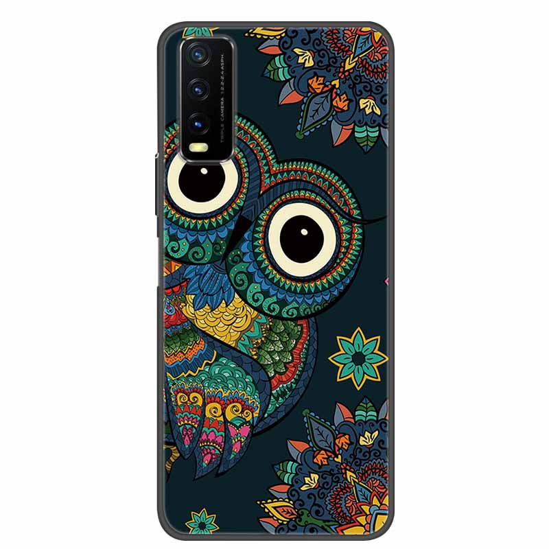 Чехол для Vivo Y20 Мраморный Мягкий Силиконовый Задний Чехол для Vivo Y20S Y20 S Y 20i Чехол для Телефона для Vivo V2027 Y20i Coque Funda Сумка