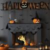 Cute Cloth Shawl Spider Web Bat Shaped Fireplace Mantel Scarf Fireplace Towel Party Props