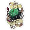 Roll Initiative, наклейка с надписью DND - наклейка-графика - автомобиль, стена, ноутбук, мобильный телефон, грузовик Наклейка для окон, автомобилей, грузовиков 3 дюйма