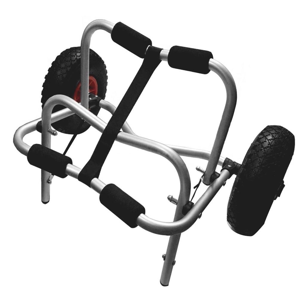 80KG Loading Capacity Foldable Kayak Trolley Energy-saving Two-wheeled Carrier Cart for Kayak Canoe