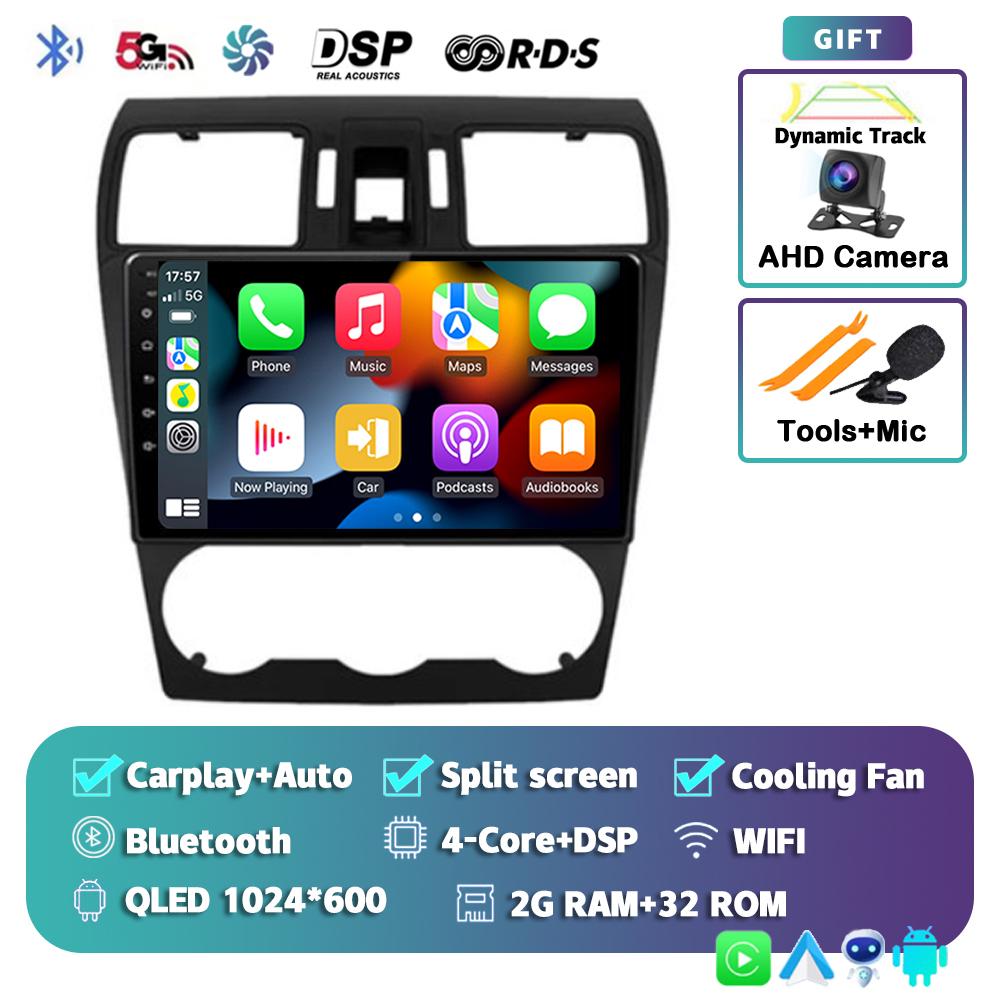 Android 14 Carplay Автомагнитола для Subaru Forester XV WRX 2012 2013 2014 2015 2018 Мультимедийный проигрыватель GPS Стерео DSP WiFi+4G