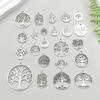 Ancient Silver Alloy Tree of Life Pendant - DIY Jewelry Accessory