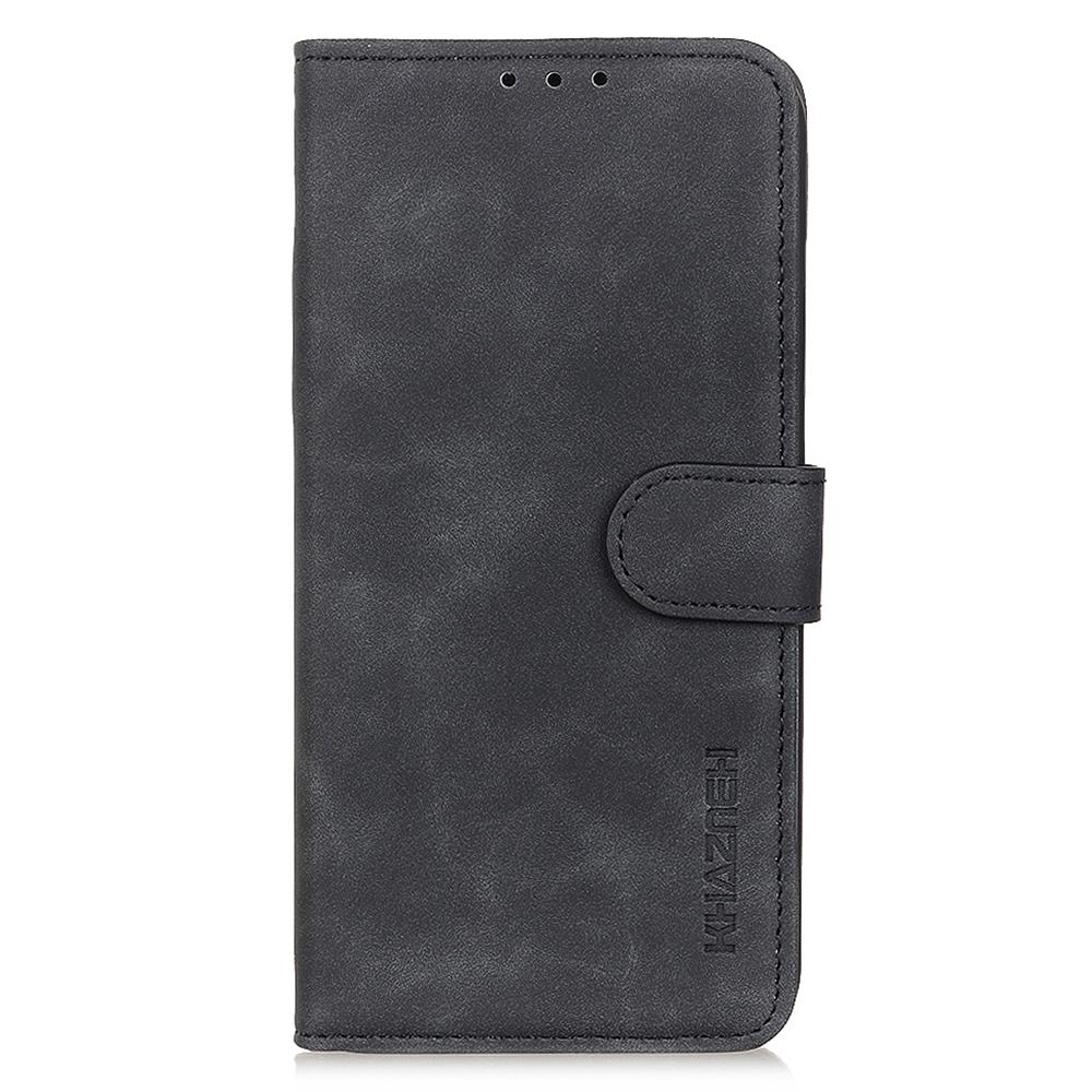 KHAZNEH For Google Pixel 7a Phone Leather Case Retro Texture Phone Cover with Stand Wallet