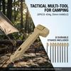 Camping Tent Peg Hammer With Wide Head And Puller For Outdoor Use