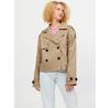 Mid-season Jacket JJXX Carlie 12248654 Beige Color, Loose Fit