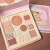 Embossed Angel Eye Shadow Blush Highlight Integrated Eye Shadow Tray Makeup Lasting Easy Color High Color Multifunctional Eye Shadow Tray