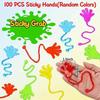 5-50 Pcs Sticky Hand Slap Toys - Stretchy, Squishy Palm Toys For Kids, Fun Party Favors & Novelty Gifts