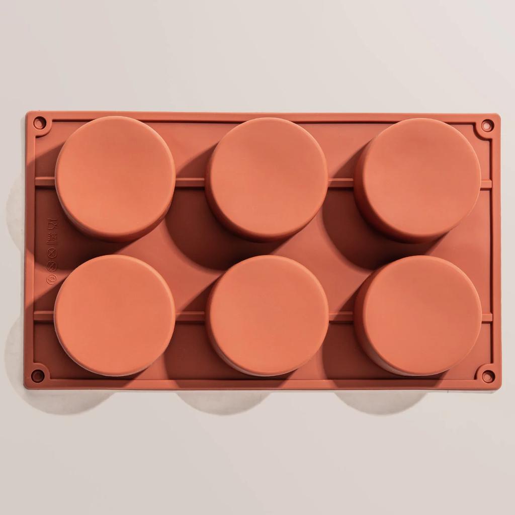 12 Cavity Oval Savarin Soap Mold Mould Muffin Cupcake Pan Silicone Jelly Polymer Clay Craft Art DIY Kitchen Baking Tools