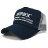 Сетчатая кепка Avirex с вышивкой номера 7300 (Темно-синий)