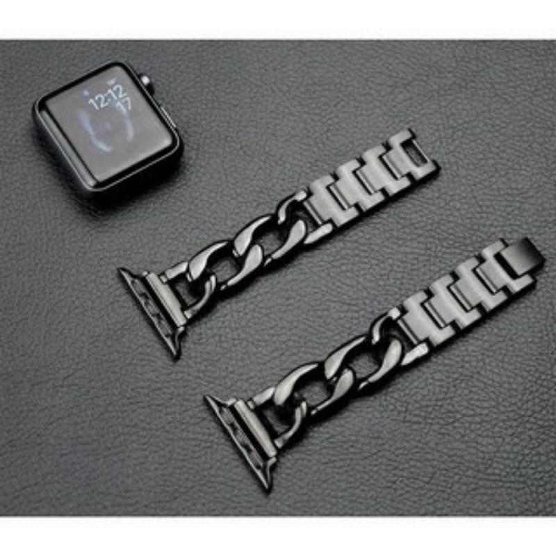 Женский металлический джинсовый ремешок для часов с цепочкой для Apple Watch 49 мм, 45 мм, 44 мм, 41 мм, 40 мм, ремешок для часов, ремешок из нержавеющей стали
