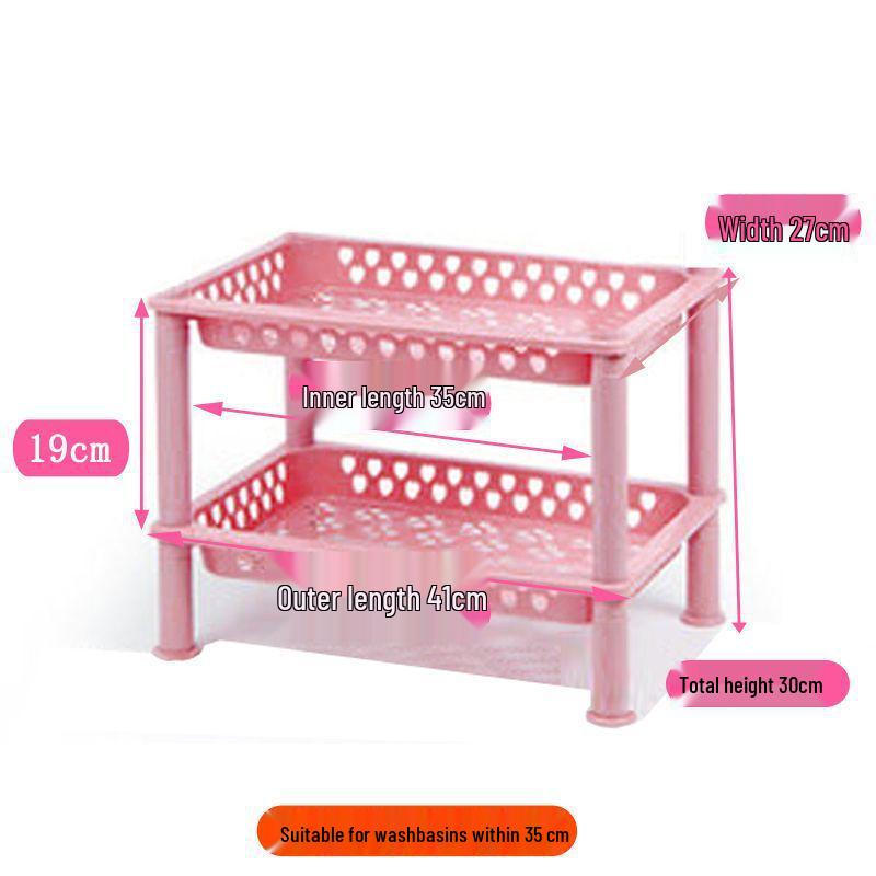 Multi-Layer Floor-Standing Kitchen Rack: Fruit, Vegetable, Pot, Basket, Bowl, Plate and Seasoning Organizer for Home & Bathroom.