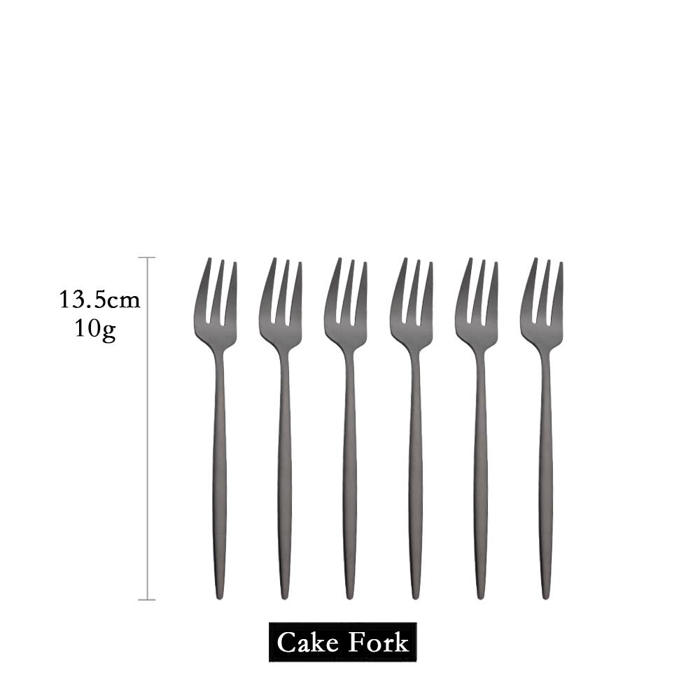 6 шт. мини-набор вилок для фруктового торта, закусок из нержавеющей стали, чай, набор вилок для фруктов, десертная вилка, белое золото, маленькая вилка для салата, посуда