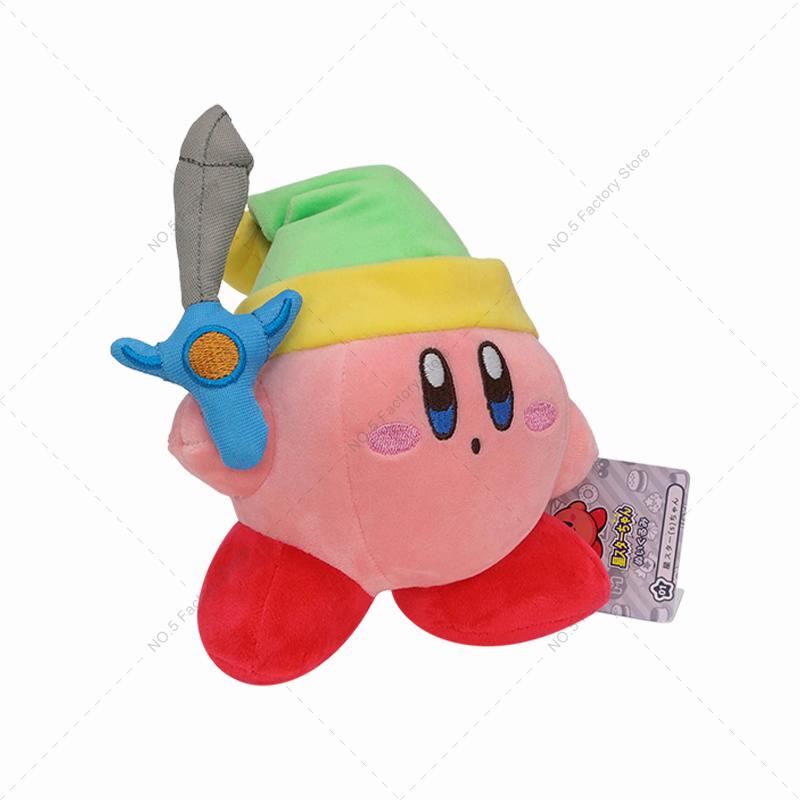 Hot Game Star Kirby Sword Kirby Plush Toy  Cartoon Stuffed Peluche Doll Great Christmas Birthday Gift For Children