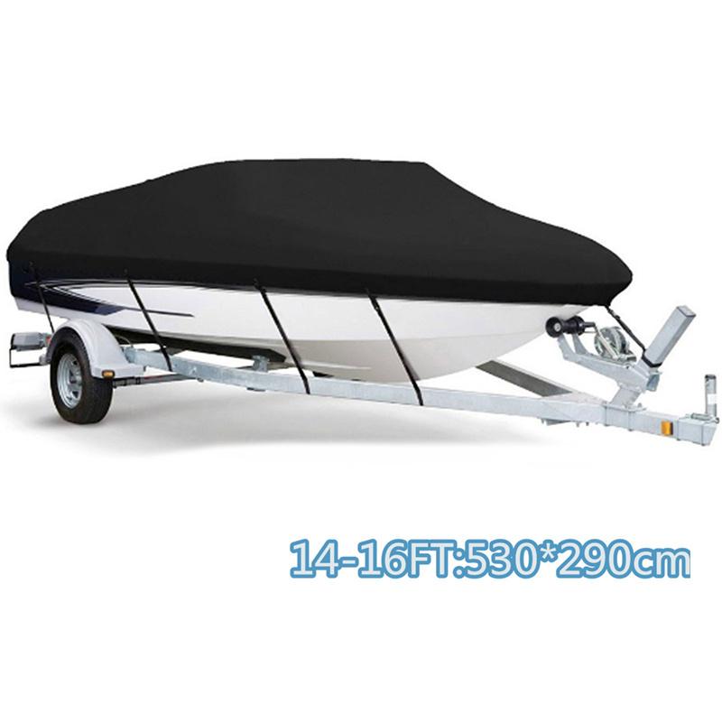 Чехол для яхты, лодки, водонепроницаемый, 11-22 футов, чехол для лодки Barco, устойчивый к ультрафиолетовому излучению, прочный, 210D, морской, прицепной, парусиновый, аксессуары для лодок