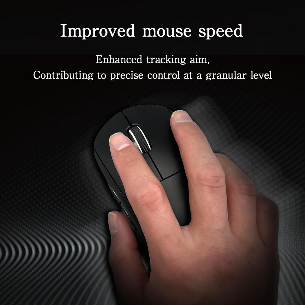 QSPEC Mouse Sole Professional Gaming G PRO Gaming Mouse Wireless GPRO Super Round Edge Processing G PRO X (For SUPERLIGHT, FUJI_BLACK (Glass