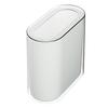 Trash Can Rectangular Garbage Can Double Layered Plastic Waste Basket for Kitchen Bathroom Living