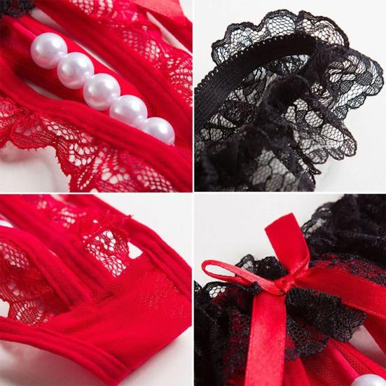 Beautiful Mesh Thong Visible Matching Color Skin-friendly