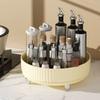 Round Makeup Storage Tray Plastic Fruit Tray Light Luxury Spinning Organizer  Kitchen