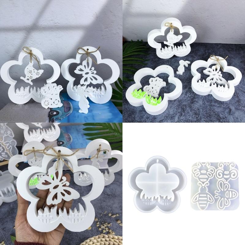 Практичные Прочные Силиконовые Формы для Заливки Портативные для Птичьих Домиков И Подсвечников для Домашних Декоративных Проектов